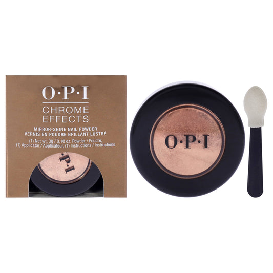 Chrome Effects Mirror Shine Nail Powder - Bronzed By The Sun by OPI for Women 0.1 oz Nail Powder