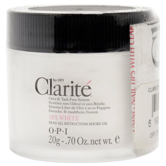 Clarite Spa White Powder by OPI for Women - 0.7 oz Nail Powder