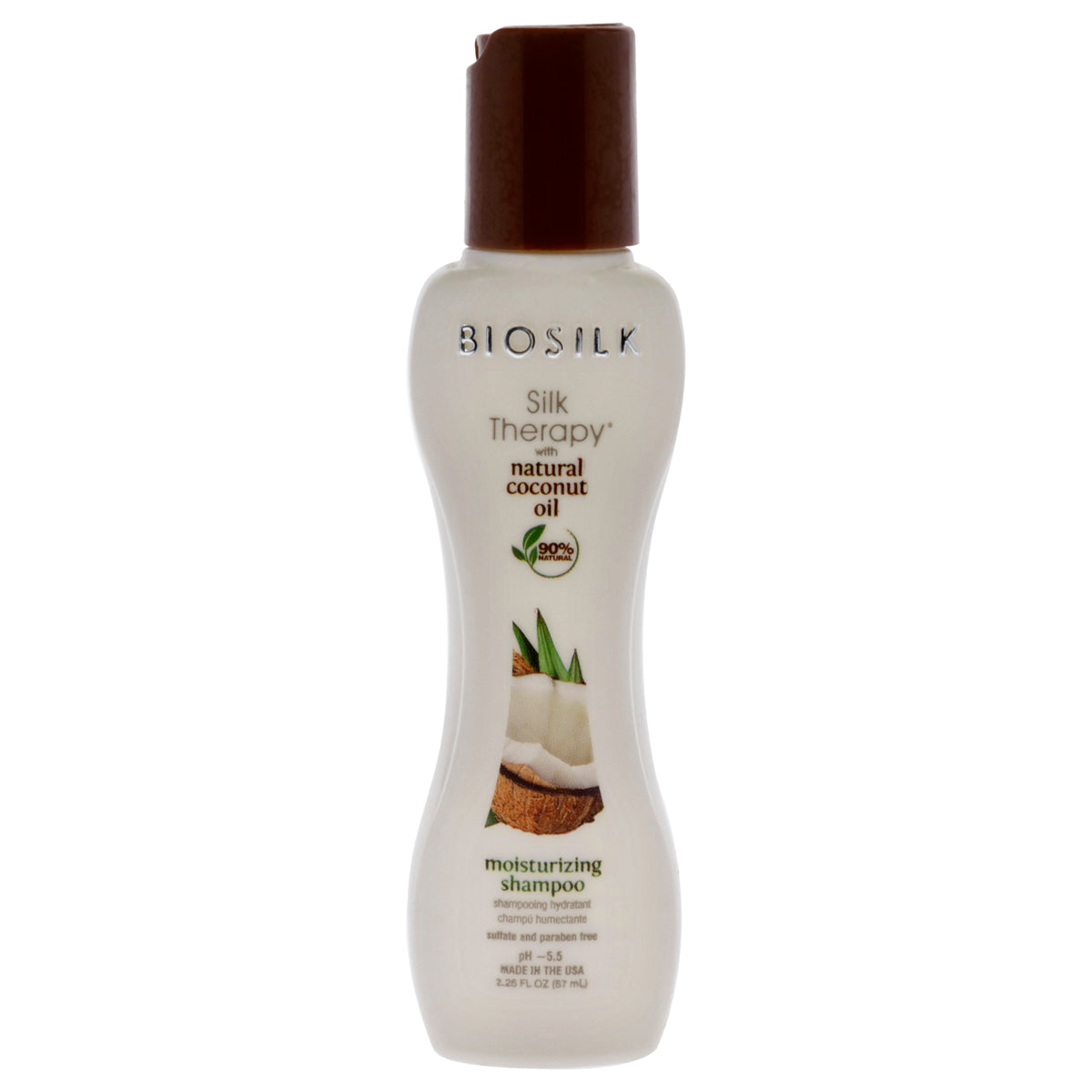 Silk Therapy with Natural Coconut Oil Moisturizing Shampoo