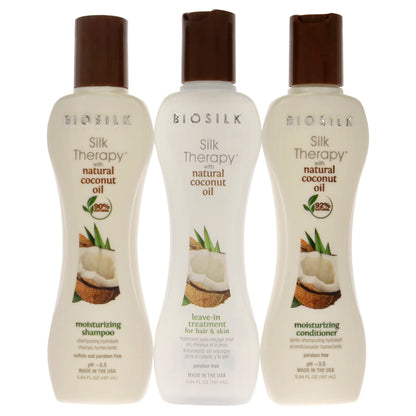 Silk Therapy With Organic Coconut Intense Moisture Kit Gift Set