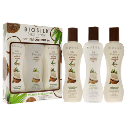 Silk Therapy With Organic Coconut Intense Moisture Kit Gift Set