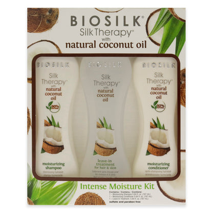 Silk Therapy With Organic Coconut Intense Moisture Kit Gift Set