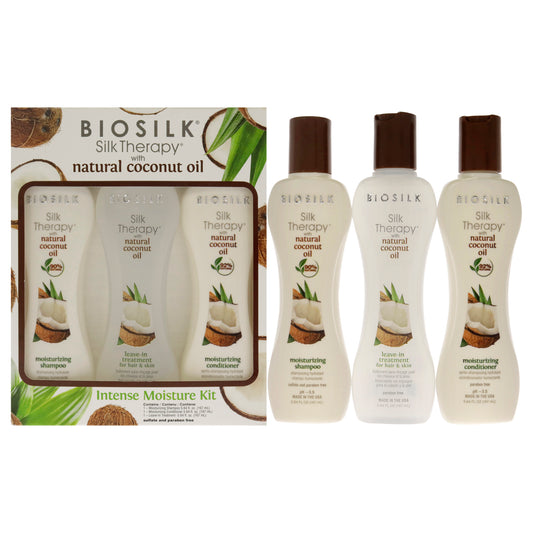 Silk Therapy With Organic Coconut Intense Moisture Kit Gift Set