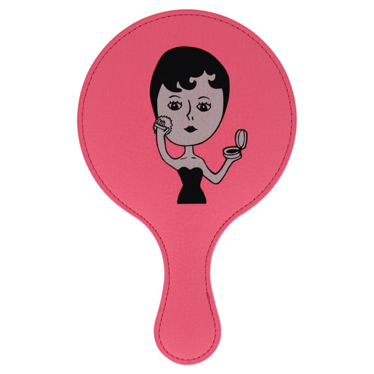 Beauty Aurore Hand Mirror - Pink by Ooh Lala for Women - 1 Pc Mirror