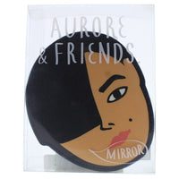 Aurore and Friends Hand Mirror - Black