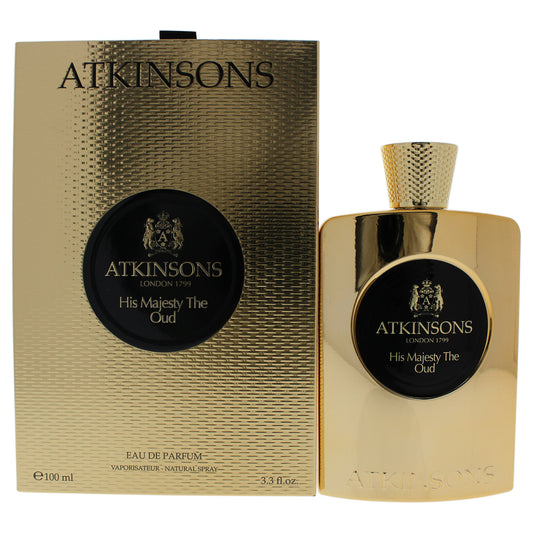 His Majesty The Oud by Atkinsons for Men - 3.3 oz EDP Spray