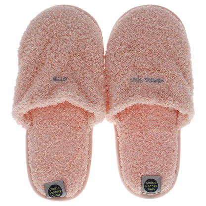 The Towel Slippers Pink - Medium