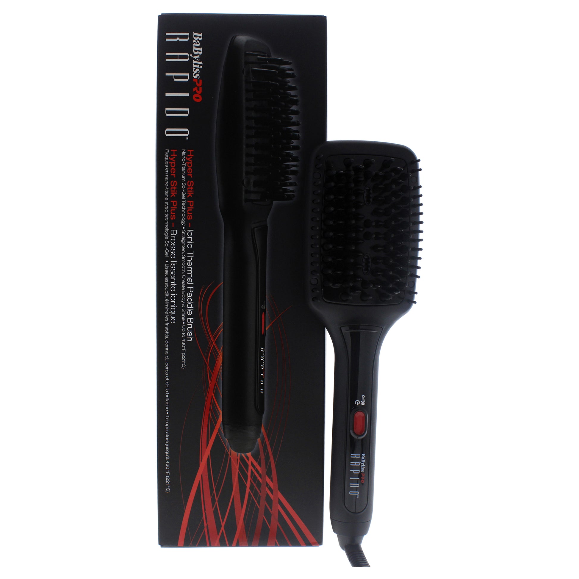 Hyper Stik Plus Ionic Thermal Paddle Brush