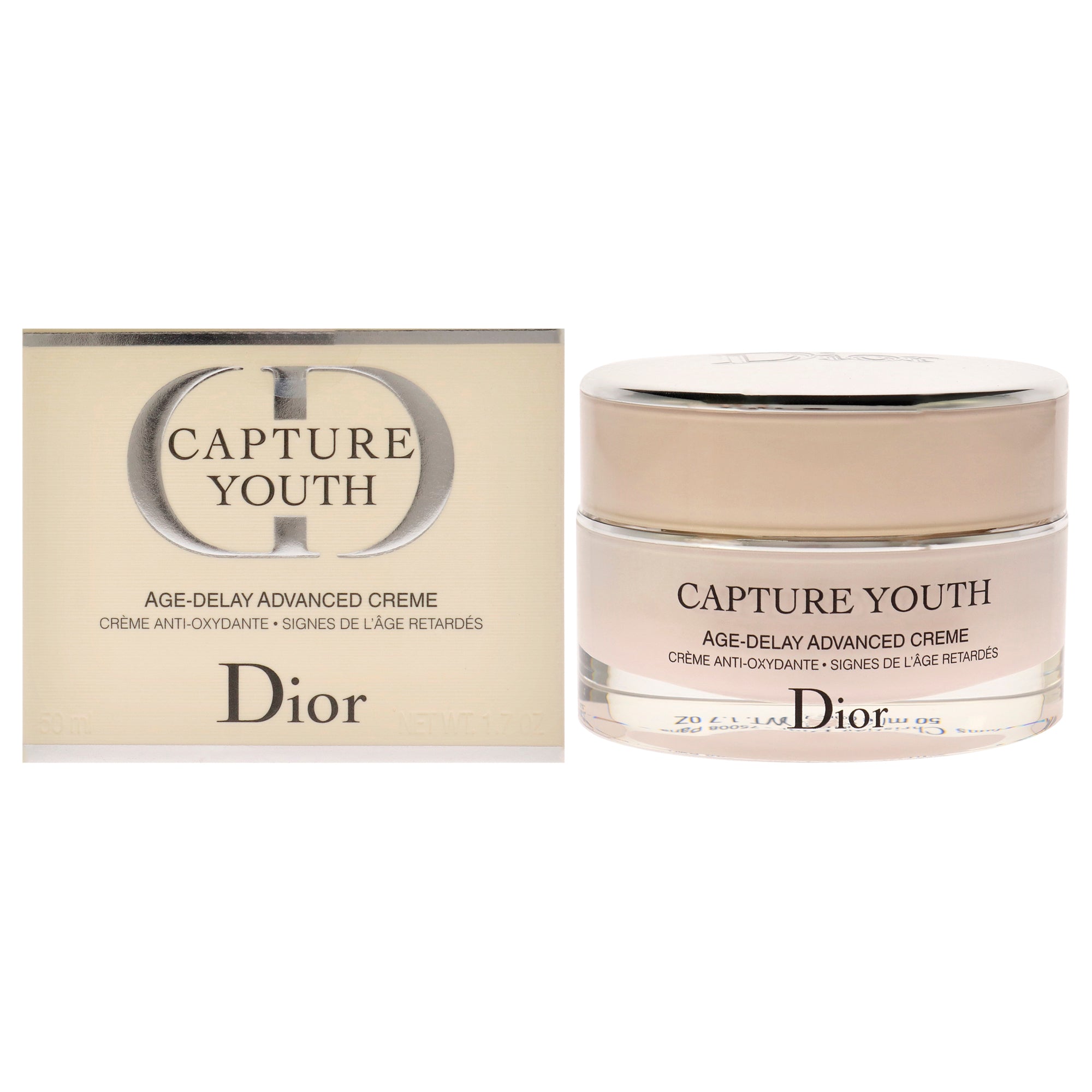 Capture Youth Age-Delay Advanced Cream by Christian Dior for Women - 1.7 oz Cream