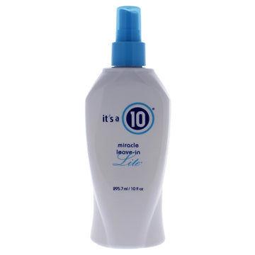 Miracle Leave-In Lite by Its A 10 for Unisex 10 oz Hairspray