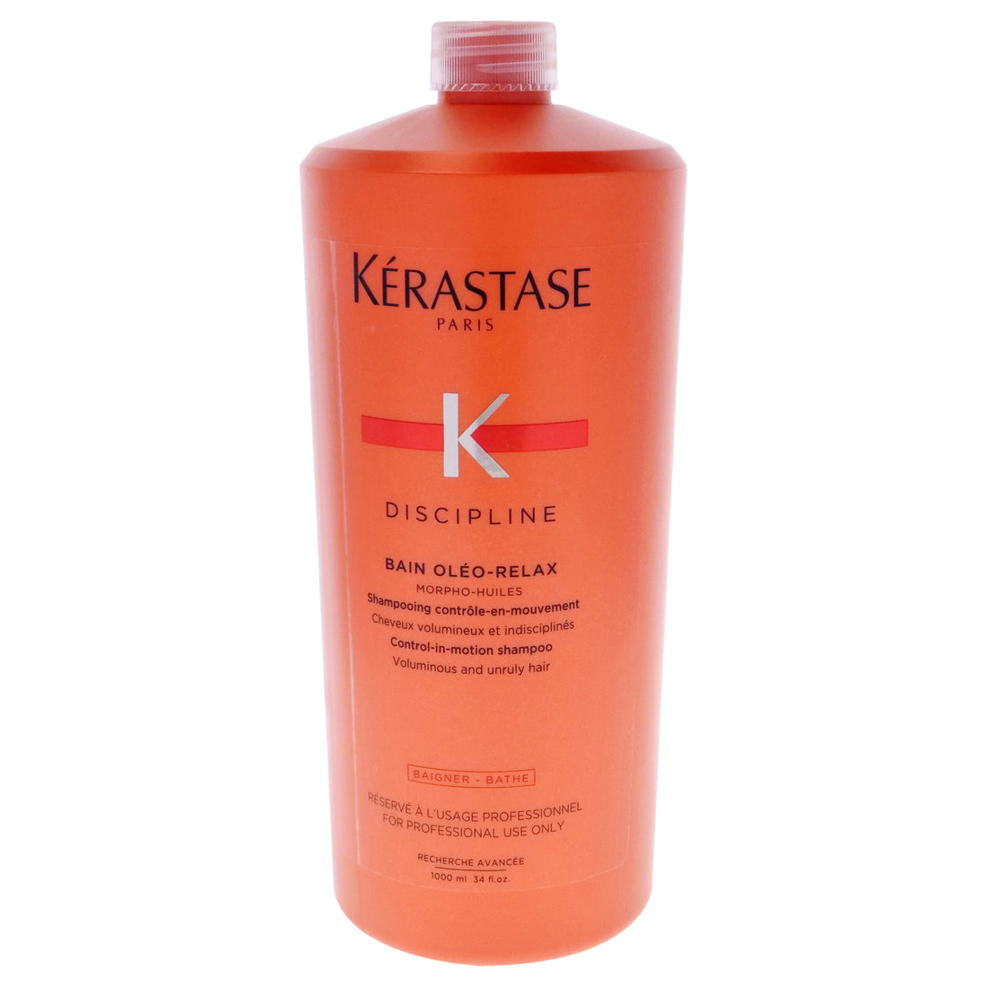 Discipline Bain Oleo-Relax Shampoo by Kerastase for Unisex - 34 oz Shampoo