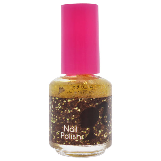 Barbie Nail Lacquer - Gold Shimmer by Mattel for Kids - 0.24 oz Nail Polish