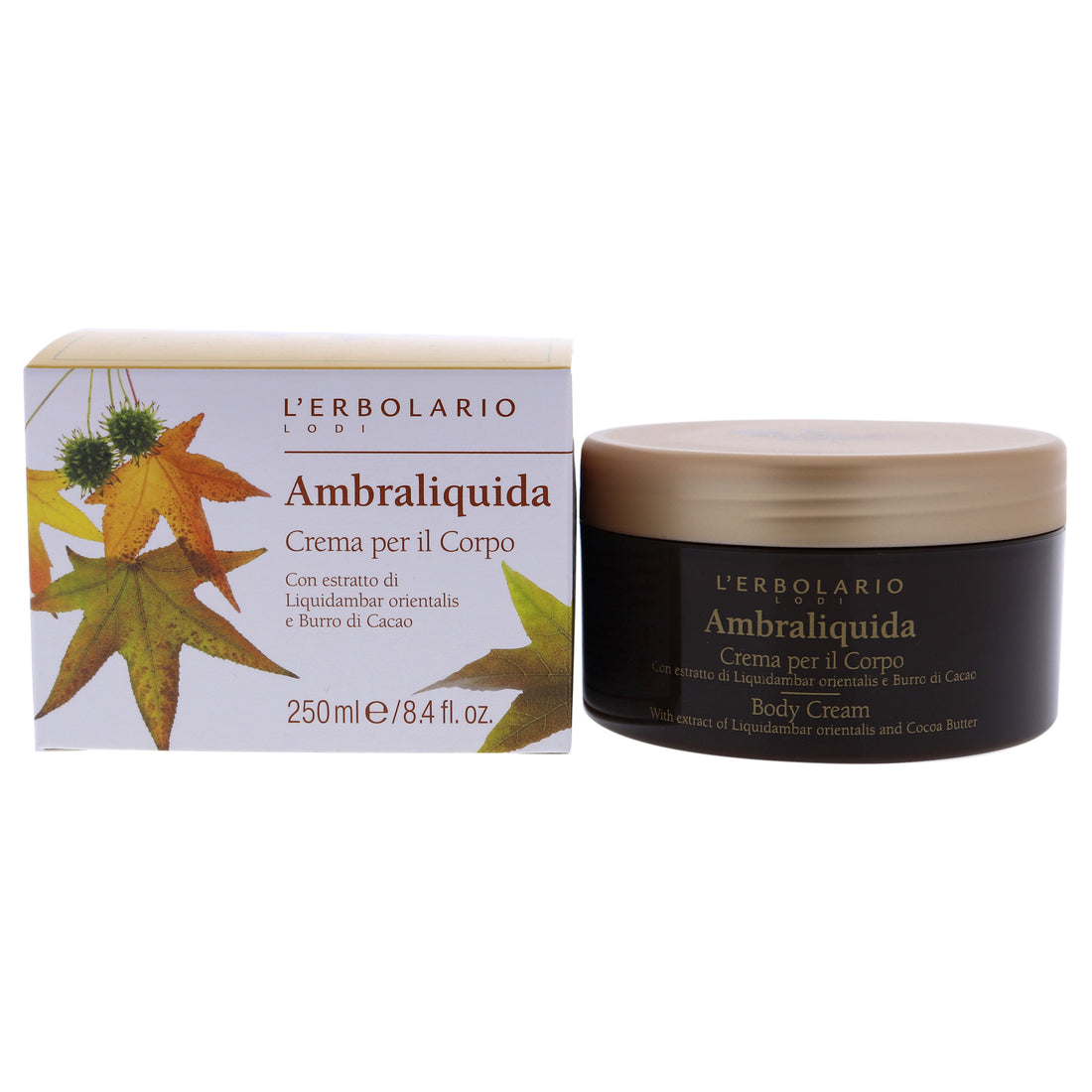 Ambraliquida Body Cream by LErbolario for Women - 8.4 oz Body Cream