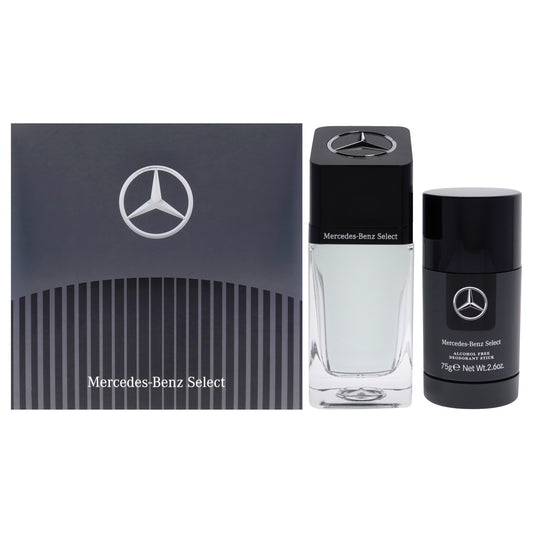 Mercedes-Benz Select by Mercedes-Benz for Men - 2 Pc Gift Set 3.4oz EDT Spray, 2.6oz Deodorant Stick