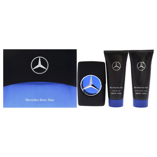 Mercedes-Benz Man by Mercedes-Benz for Men - 3 Pc Gift Set 3.4oz EDT Spray, 3.4oz Shower Gel, 3.4oz After Shave