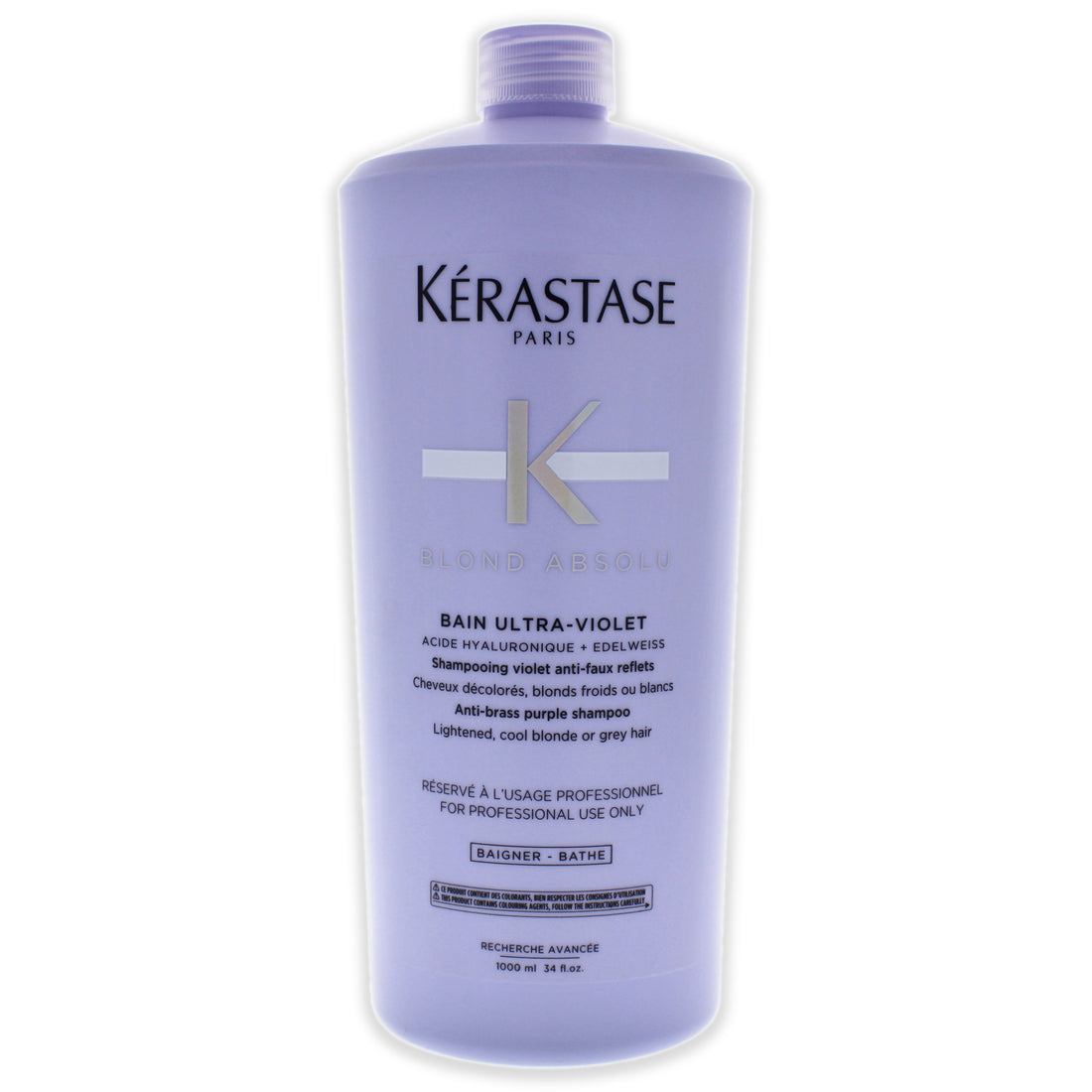 Blonde Absolu Bain Ultra Violet Shampoo by Kerastase for Unisex - 33.8 oz Shampoo