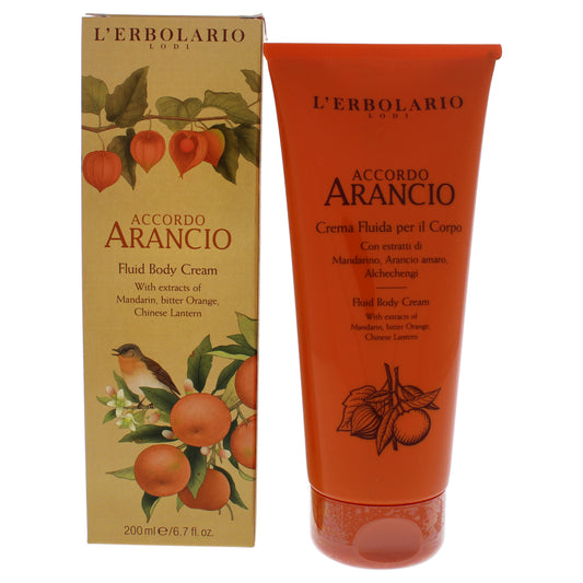 Accordo Arancio Body Cream by LErbolario for Unisex - 6.7 oz Body Cream