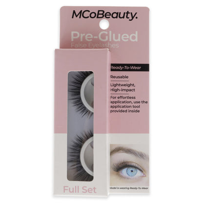 Pre-Glued False Eyelashes