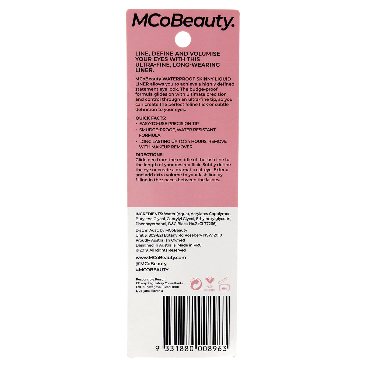 Waterproof Skinny Liquid Liner Eyeliner