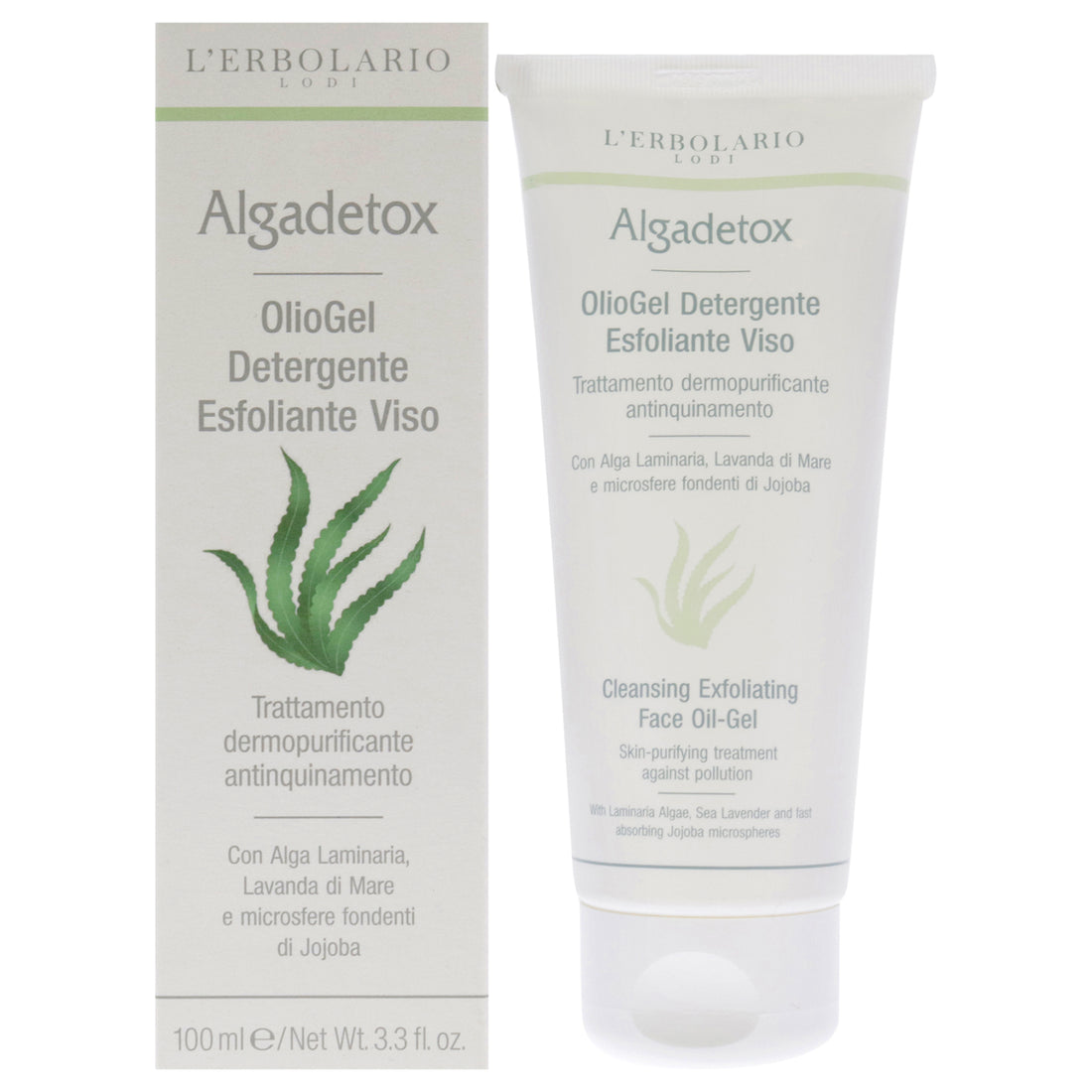 Cleansing Exfoliating Face Oil-Gel - Algadetox