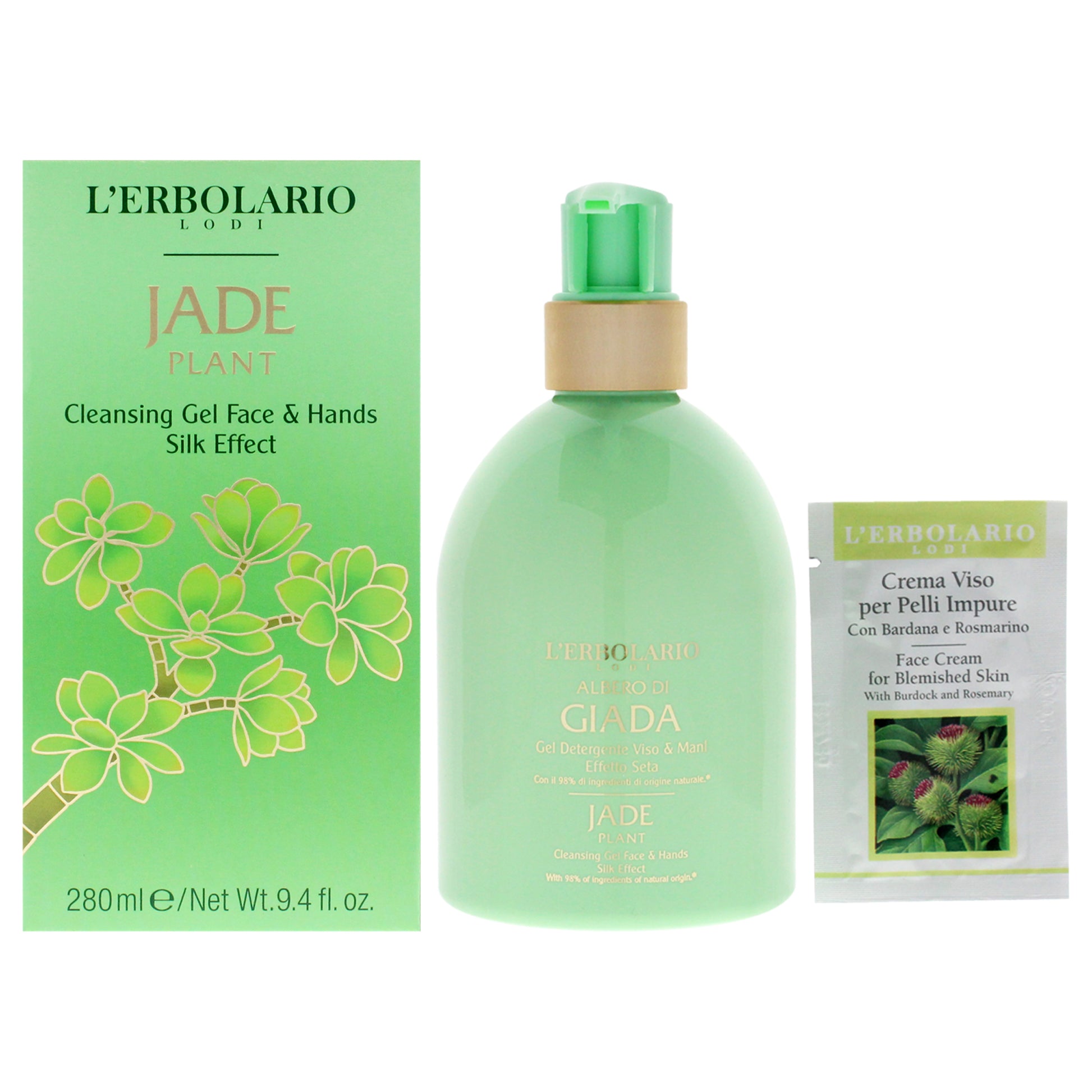 Cleansing Gel Face and Hands Silk Effect - Jade Plant