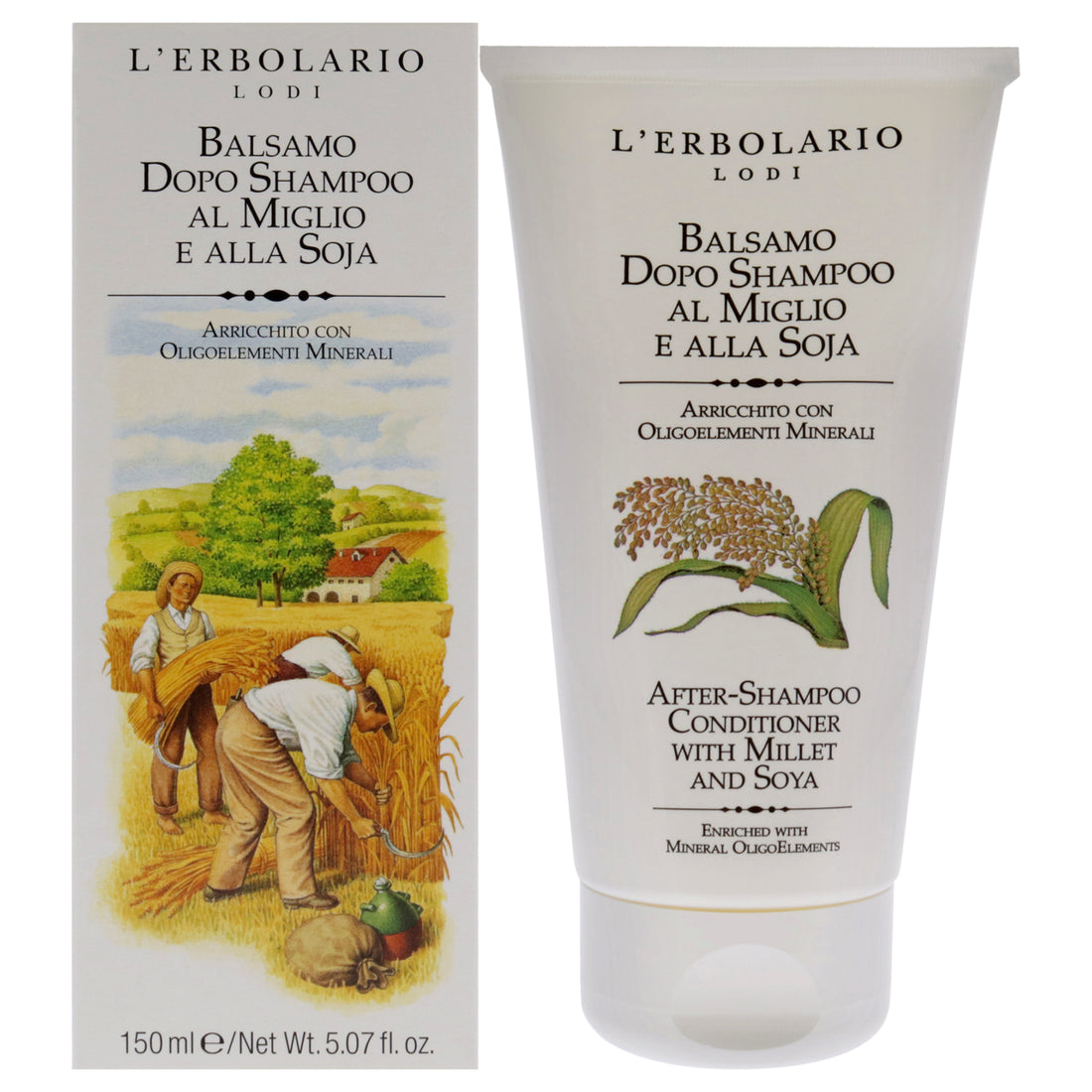 After-Shampoo Conditioner - Millet and Soya by LErbolario for Unisex - 5.07 oz Conditioner