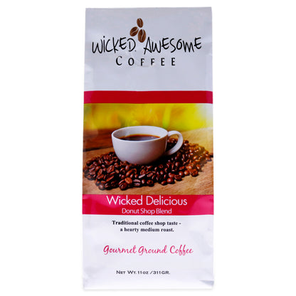 Wicked Delicious Donut Shop Blend Ground Coffee