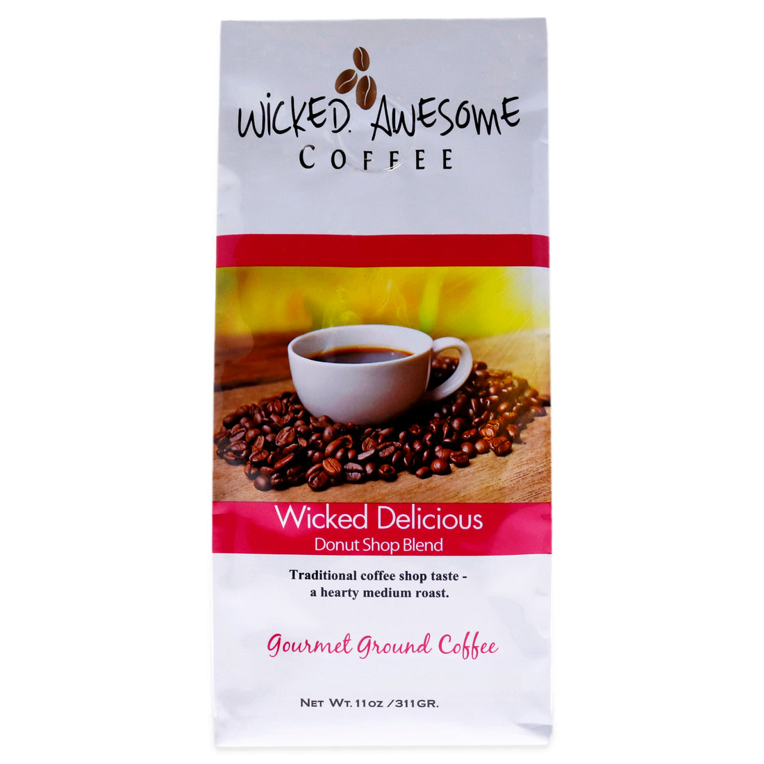 Wicked Delicious Donut Shop Blend Ground Coffee