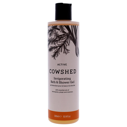Active Invigorating Bath and Shower Gel by Cowshed for Unisex 10.14 oz Shower Gel