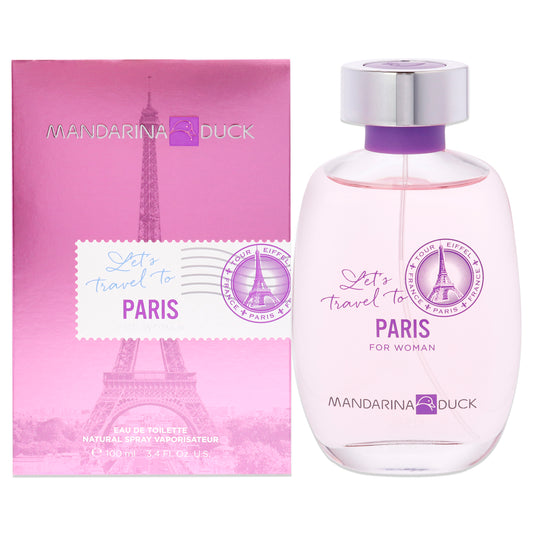 Lets Travel To Paris by Mandarina Duck for Women - 3.4 oz EDT Spray