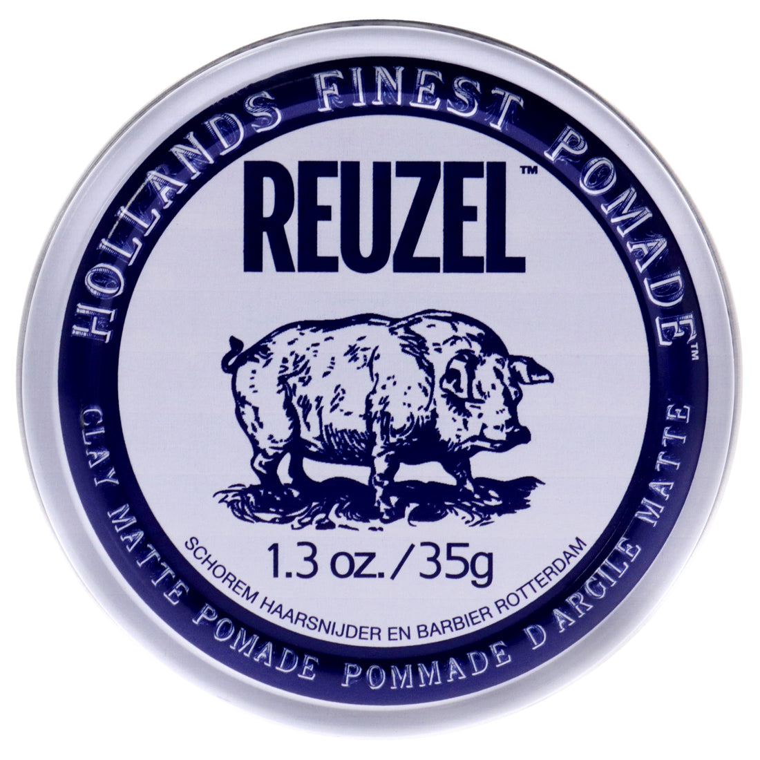 Clay Matte Pomade by Reuzel for Men - 1.3 oz Pomade