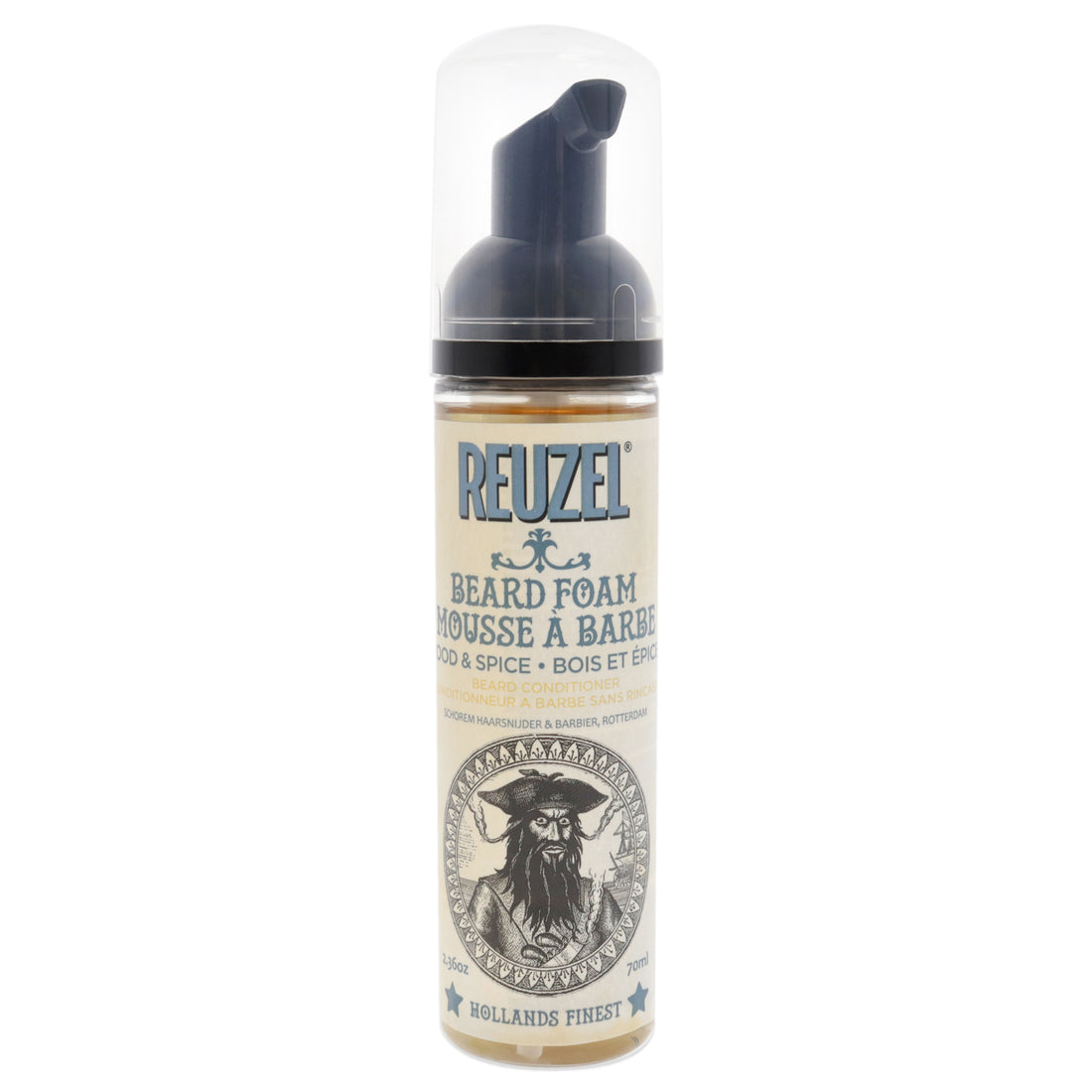 Wood and Spice Beard Foam by Reuzel for Men - 2.36 oz Foam