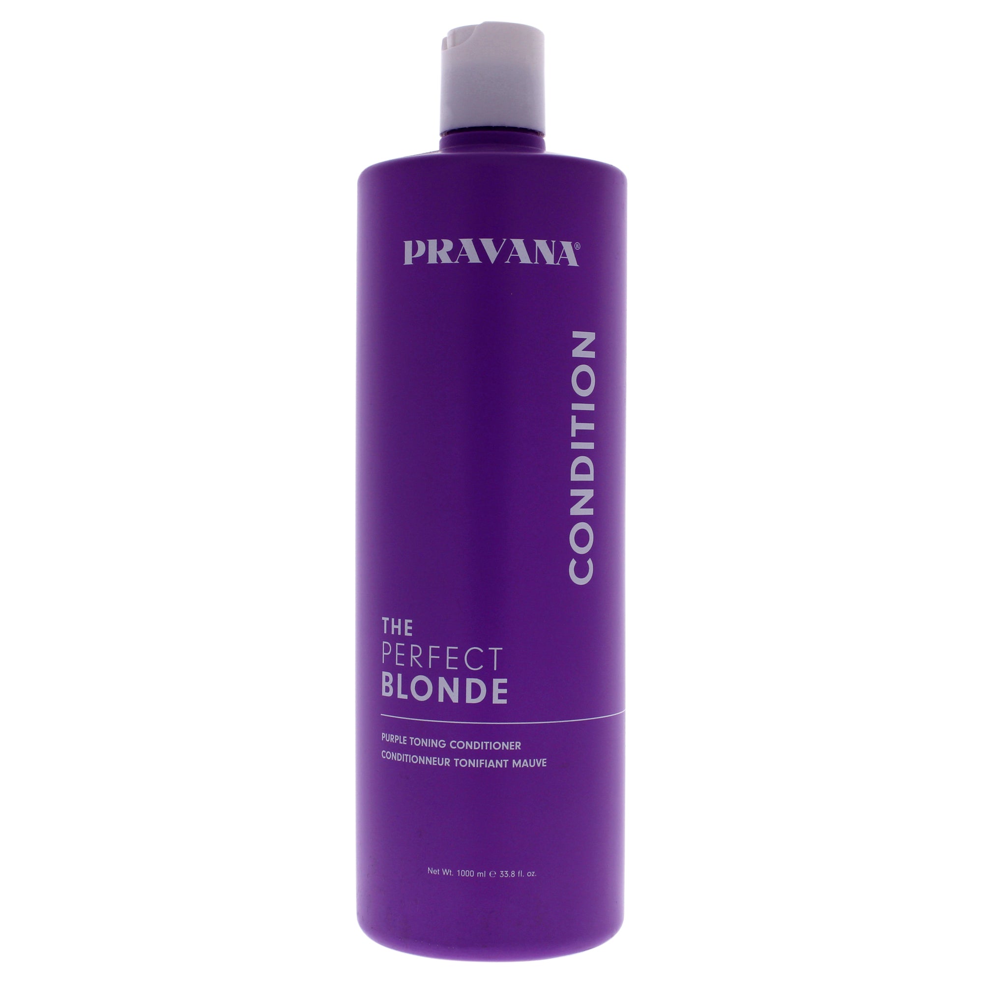 The Perfect Blonde Purple Toning Conditioner by Pravana for Unisex - 33.8 oz Conditioner