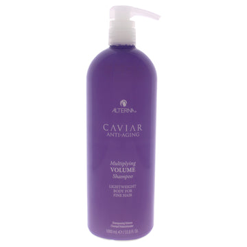 Caviar Anti-Aging Multiplying Volume Shampoo by Alterna for Unisex 33.8 oz Shampoo