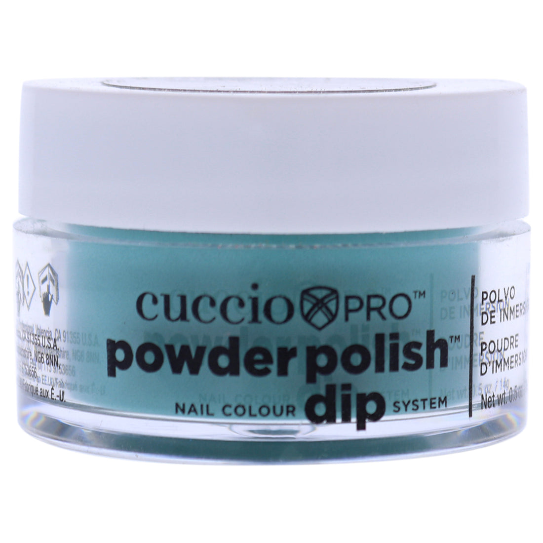 Cuccio Colour Pro Powder Polish Nail Colour Dip System - Jade Green