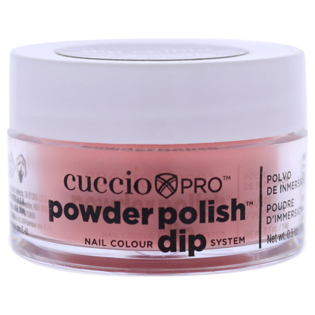 Cuccio Colour Pro Powder Polish Nail Colour Dip System - Peach