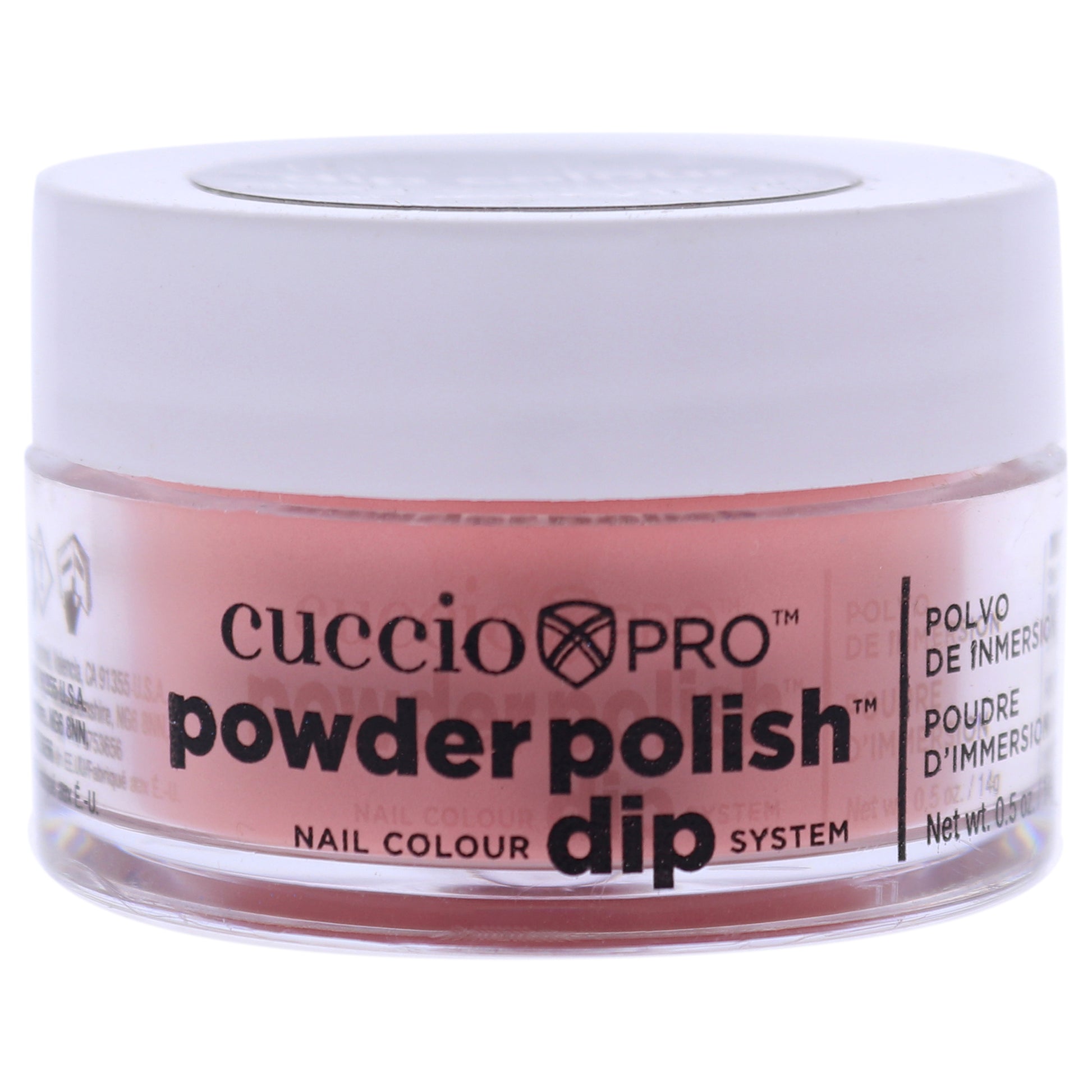 Cuccio Colour Pro Powder Polish Nail Colour Dip System - Peach