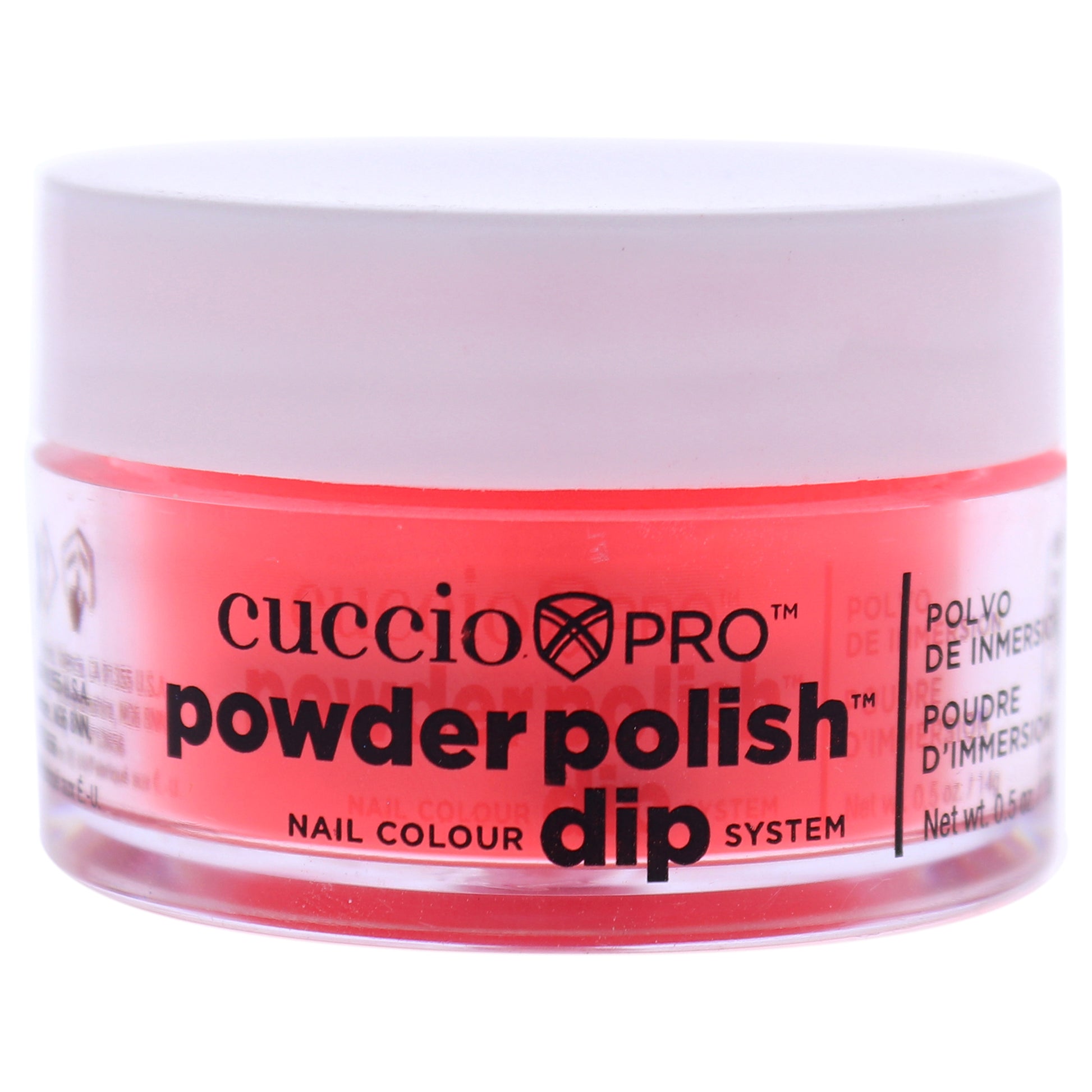 Cuccio Colour Pro Powder Polish Nail Colour Dip System - Neon Red