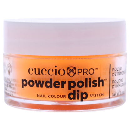 Cuccio Colour Pro Powder Polish Nail Colour Dip System - Neon Orange