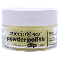 Pro Powder Polish Nail Colour Dip System - Sunshine Yellow with Mica