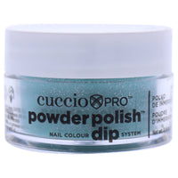 Pro Powder Polish Nail Colour Dip System - Jade with Silver Glitter