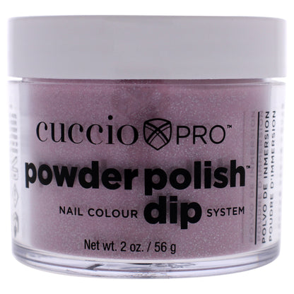 Pro Powder Polish Nail Colour Dip System - Pink with Silver Glitter