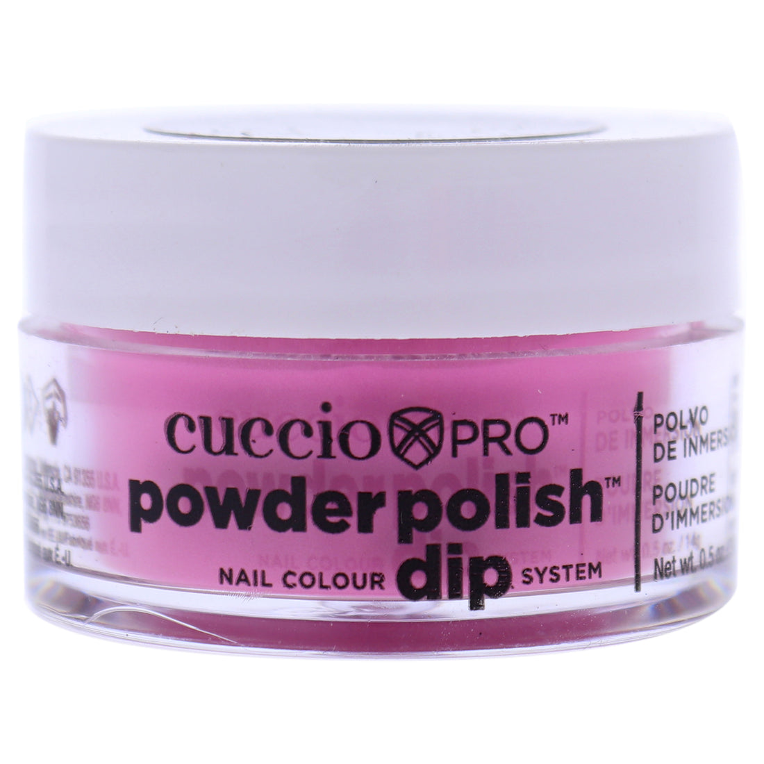 Cuccio Colour Pro Powder Polish Nail Colour Dip System - Bright Pink
