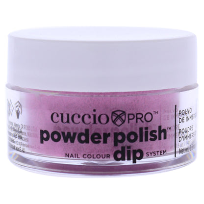 Pro Powder Polish Nail Colour Dip System - Deep Pink With Pink Glitter
