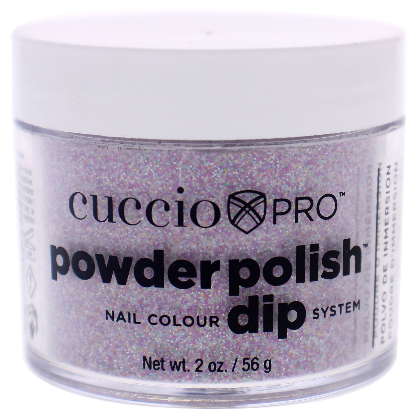 Pro Powder Polish Nail Colour Dip System - Deep Purple Glitter