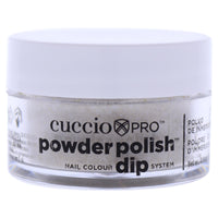 Cuccio Colour Pro Powder Polish Nail Colour Dip System - Gold With Rimbow Mica