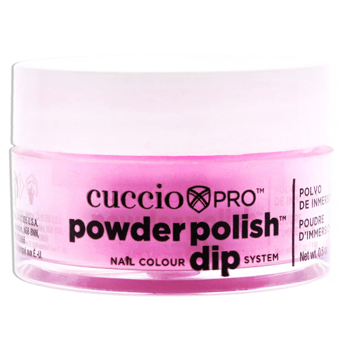 Cuccio Colour Pro Powder Polish Nail Colour Dip System - Neon Pink