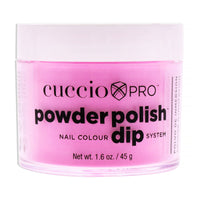 Cuccio Colour Pro Powder Polish Nail Colour Dip System - Neon Pink