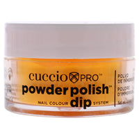 Cuccio Colour Pro Powder Polish Nail Colour Dip System - Neon Tangerine