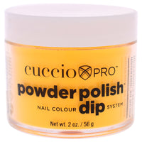 Cuccio Colour Pro Powder Polish Nail Colour Dip System - Neon Tangerine